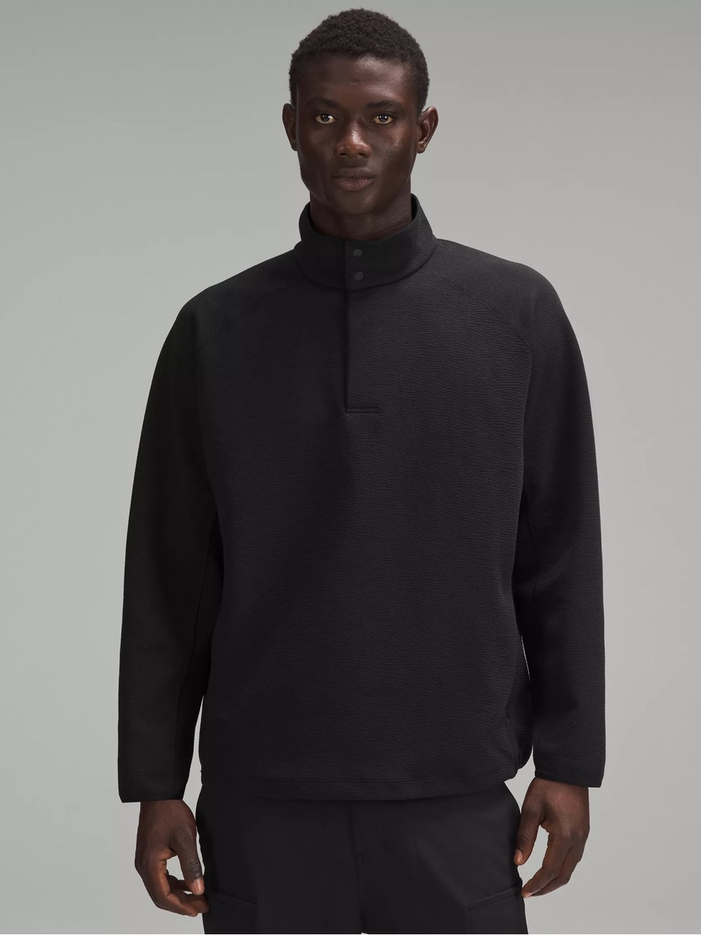 LIKE NEW Lululemon Black Textured Spacer Anorak Size XXL